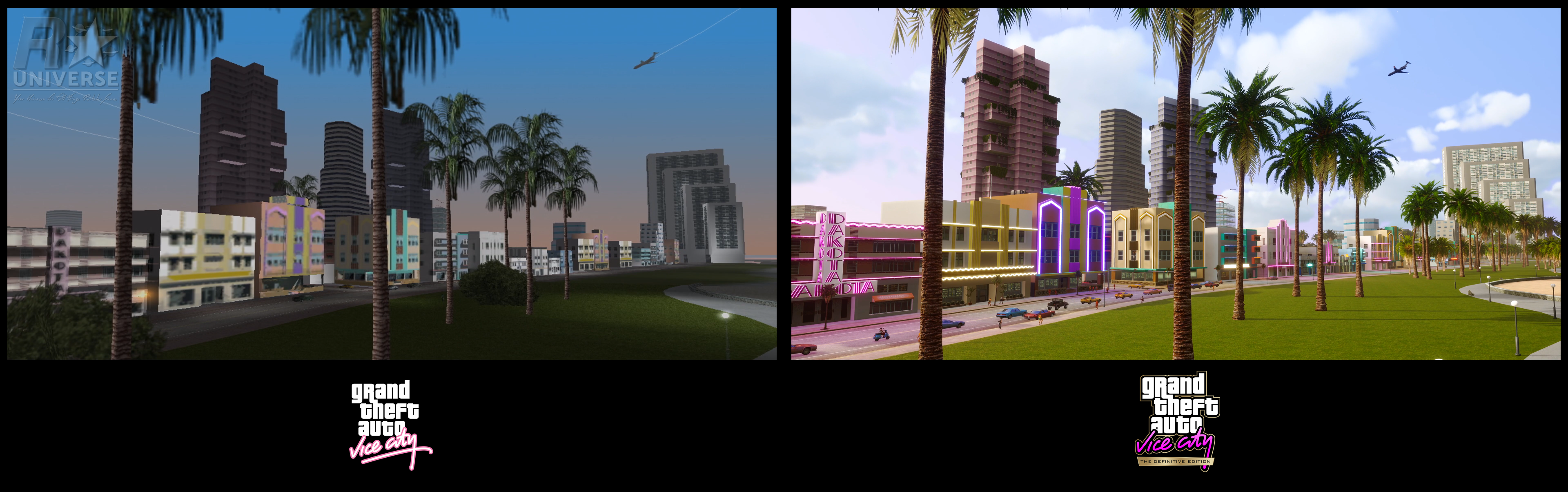 Grand Theft Auto: Vice City – The Definitive Edition Comparison Video 