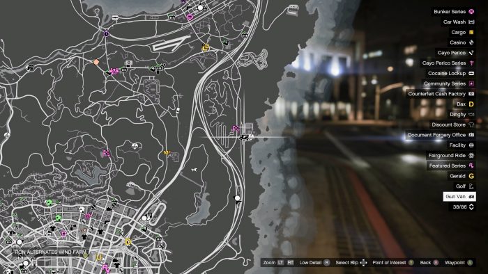 Gun Van Location 12/01/23