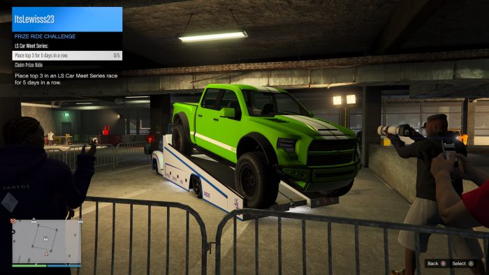Prize Ride Vehicle